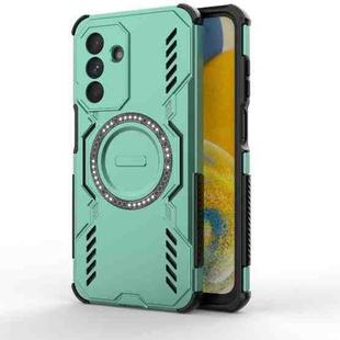 For Samsung Galaxy A26 5G Butterfly Armor MagSafe Magnetic Ring Shockproof Phone Case(Light Green)