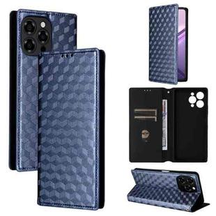 For Doogee Note 58 / Note 58 Pro Cubic Grid Texture Flip Leather Phone Case(Blue)