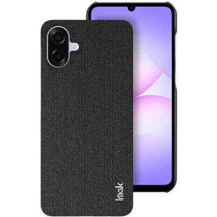 For Samsung Galaxy A07 4G imak Ruiyi Series Cloth Texture PU + PC Phone Case(Black)