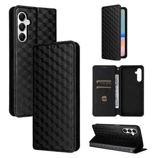 For Samsung Galaxy M14 4G / A05s Cubic Grid Texture Flip Leather Phone Case(Black)