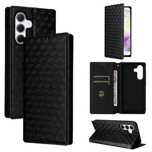 For Samsung Galaxy A56 5G / A36 5G Cubic Grid Texture Flip Leather Phone Case(Black)