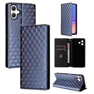 For Samsung Galaxy A07 4G / 5G Cubic Grid Texture Flip Leather Phone Case(Blue)