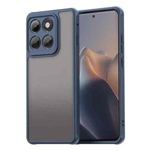 For Motorola Edge 5G 2025 Fan Dun Series TPU Hybrid PC Frosted Phone Case(Blue)