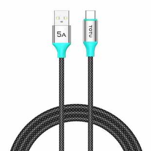 TOTU CB-21-T 25W USB to Type-C Aluminum Alloy Braided Data Cable, Length:1.2m(Star Color)