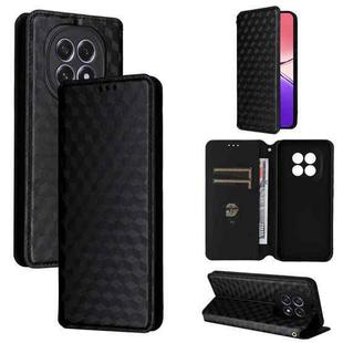 For OPPO F29 5G Global Cubic Grid Texture Flip Leather Phone Case(Black)