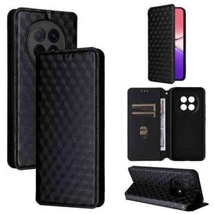 For OPPO F29 Pro 5G Global Cubic Grid Texture Flip Leather Phone Case(Black)