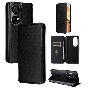 For Ulefone Note 17 Pro Cubic Grid Texture Flip Leather Phone Case(Black)