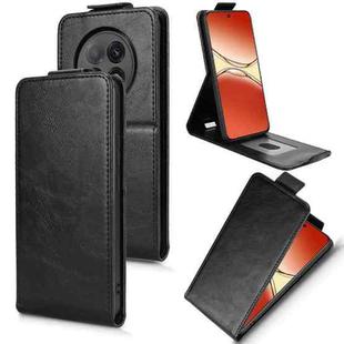For OPPO F29 Pro 5G Magnetic Vertical Flip Leather Phone Case with Buckle(Black)