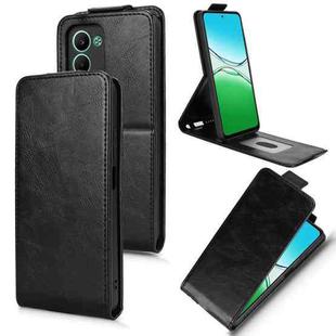 For OPPO A5 5G / 4G Global Magnetic Vertical Flip Leather Phone Case with Buckle(Black)