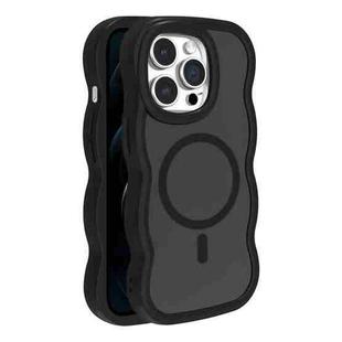 For iPhone 12 Pro Max Skin Feel MagSafe Phone Case(Black)