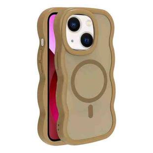 For iPhone 14 / 13 Skin Feel MagSafe Phone Case(Gold)