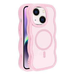 For iPhone 15 Plus / 14 Plus Skin Feel MagSafe Phone Case(Pink)