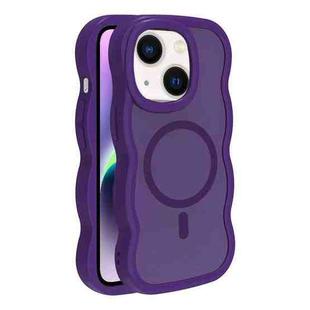 For iPhone 15 Plus / 14 Plus Skin Feel MagSafe Phone Case(Purple)