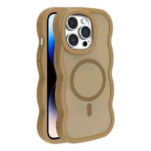 For iPhone 14 Pro Max Skin Feel MagSafe Phone Case(Gold)