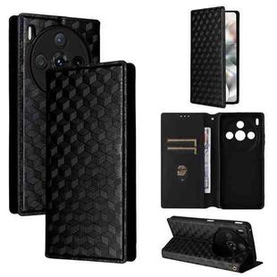 For ZTE nubia Z60S Pro Cubic Grid Texture Flip Leather Phone Case(Black)
