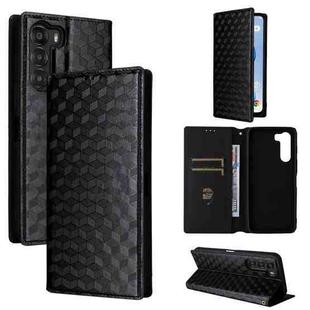 For ZTE Nubia S 5G / A403ZT Cubic Grid Texture Flip Leather Phone Case(Black)