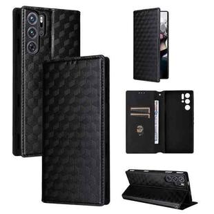 For ZTE nubia RedMagic 9 Pro / 9 Pro+ Cubic Grid Texture Flip Leather Phone Case(Black)