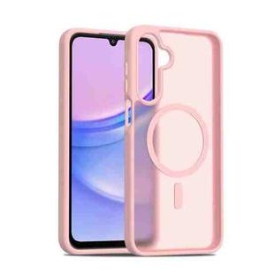 For Samsung Galaxy A16 5G / 4G Skin Feel TPU Hybrid PC MagSafe Phone Case(Pink)