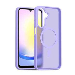 For Samsung Galaxy A26 5G Skin Feel TPU Hybrid PC MagSafe Phone Case(Purple)