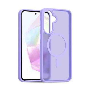 For Samsung Galaxy A36 / A56 5G Skin Feel TPU Hybrid PC MagSafe Phone Case(Purple)