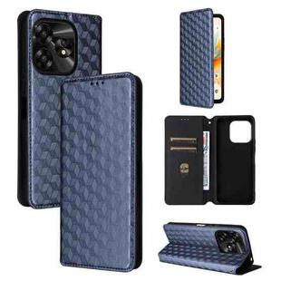For Umidigi A15 / A15C / A15T Cubic Grid Texture Flip Leather Phone Case(Blue)