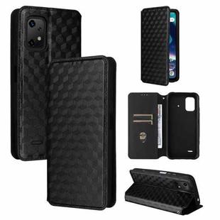 For Umidigi Bison X20 Cubic Grid Texture Flip Leather Phone Case(Black)