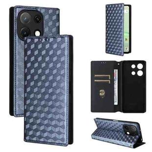 For Umidigi Note 90 Cubic Grid Texture Flip Leather Phone Case(Blue)