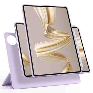 For Huawei MatePad Pro 12.2 Trifold Magnetic Split Leather Tablet Case(Taro Purple)