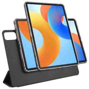 For Huawei MatePad / 11.5 S / Air 11.5 Trifold Magnetic Split Acrylic Leather Tablet Case(Black)