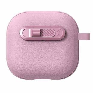 For AirPods 3 Starry Texture Lock Buckle Shockproof Earphones Case(Pink)
