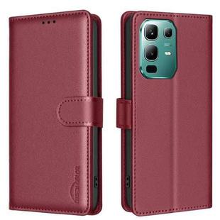 For Infinix Note 50X 5G Litchi Texture RFID Anti-theft Leather Phone Case(Red)