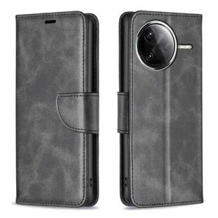 For Xiaomi Poco F7 Pro / F7 Ultra Lambskin Texture Pure Color Flip Leather Phone Case(Black)