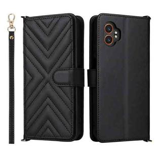 For Samsung Galaxy XCover 7 Pro Multifunctional 6-Card Slots Leather Phone Case with Wrist Strap(Black)