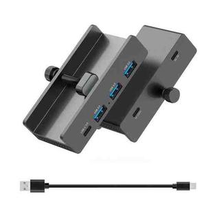 ORICO HCL-3A1C-Pro Aluminum Alloy 3xUSB and Type-C Clamp Hub(Black)