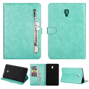 For Samsung Galaxy Tab A8.0 (2017) T380 Fashion Calf Texture Zipper Horizontal Flip Leather Case with Stand & Card Slots & Wallet & Wake-up / Sleep Function(Green)