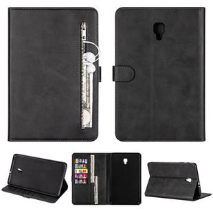 For Samsung Galaxy Tab A8.0 (2017) T380 Fashion Calf Texture Zipper Horizontal Flip Leather Case with Stand & Card Slots & Wallet & Wake-up / Sleep Function(Black)