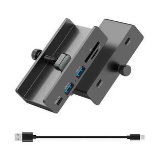 ORICO HCL-2A1CTS-Pro Aluminum Alloy 5-port USB3.0 Clamp Hub(Black)
