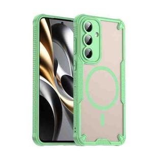 For Samsung Galaxy S25 FE 5G Armor Glaze MagSafe Magnetic Phone Case(Green)