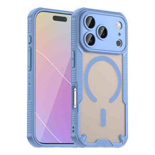 For iPhone 17 Pro Armor Glaze MagSafe Magnetic Phone Case(Blue)