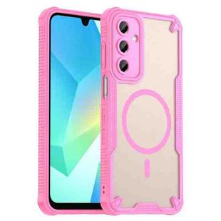 For Samsung Galaxy A56 5G Armor Glaze MagSafe Magnetic Phone Case(Pink)