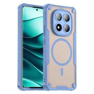 For Redmi Note 14 Pro+ 5G Armor Glaze MagSafe Magnetic Phone Case(Blue)