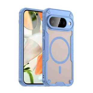For Google Pixel 10 Armor Glaze MagSafe Magnetic Phone Case(Blue)