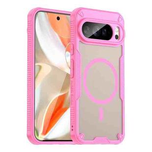 For Google Pixel 10 Pro XL Armor Glaze MagSafe Magnetic Phone Case(Pink)
