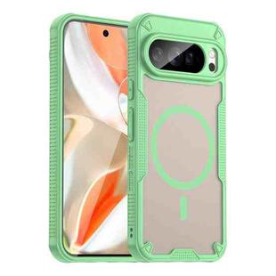 For Google Pixel 10 Pro XL Armor Glaze MagSafe Magnetic Phone Case(Green)