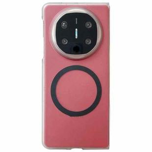 For Huawei Mate X6 Skin Feel MagSafe Magnetic Folding PC Phone Case(Black)