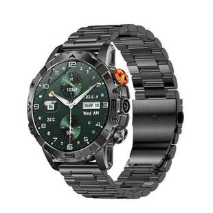 BH11 4G LTE Android 8.1 Smart Watch, 2GB+16GB, Unisoc 8541 Quad Core, Support Heart Rate / Blood Oxygen(Black Steel)