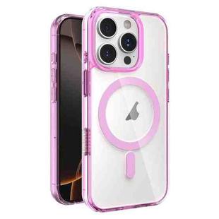 For iPhone 16 Pro Max AI Photo Button PC Hybrid TPU MagSafe Phone Case(Rose Red)