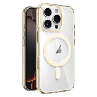 For iPhone 16 Pro Max AI Photo Button PC Hybrid TPU MagSafe Phone Case(Desert Gold)