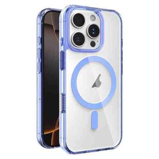 For iPhone 16 Pro Max AI Photo Button PC Hybrid TPU MagSafe Phone Case(Dark Blue)