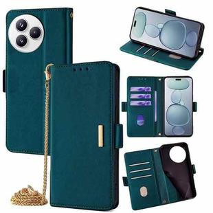 For Xiaomi Civi 5 Pro 5G Crossbody Chain Leather Phone Case(Green)